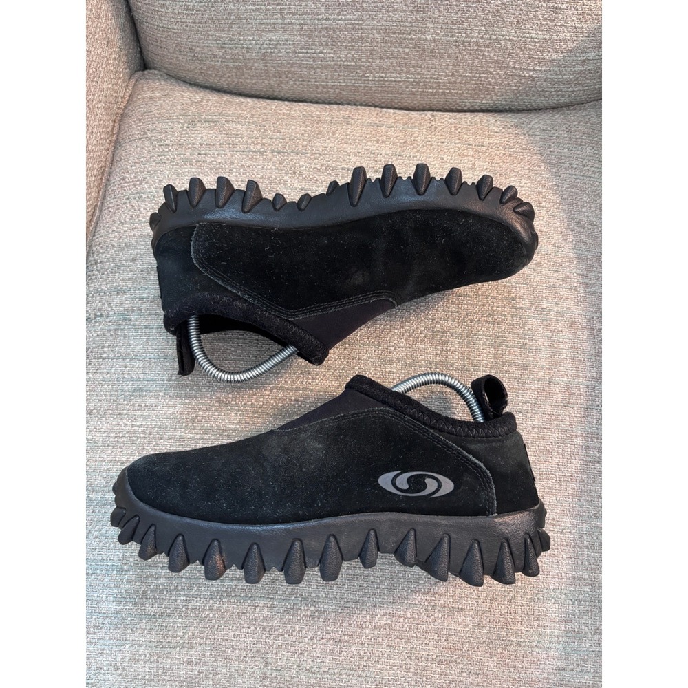 Vintage Salomon Snowclog Black Suede Slip On Winter Shoe Womens 8 871368 - Picture 6 of 11